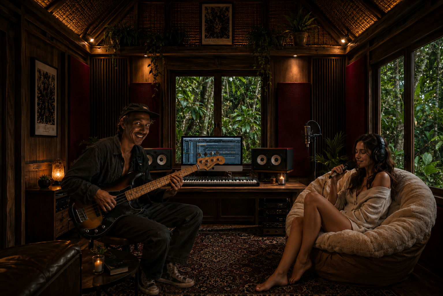 Houm jungle studio session